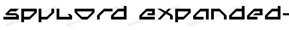 Spylord Expanded字体转换